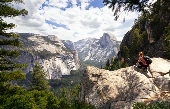 Yürüyüş gezileri- Neredeyse ulaştın – Yosemite Ulusal Parkı’nda yer alan Half Dome