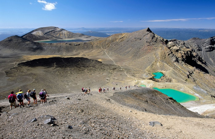 Yürüyüş gezileri- Tongariro’nun volkanik arazisi ve turkuaz krater gölleri esin kaynağın olacak