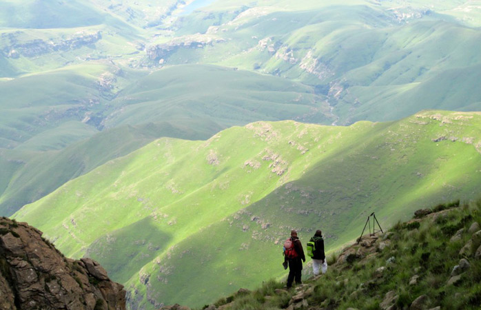 Yürüyüş gezileri- Sadece sen, sırt çantan ve uçsuz bucaksız Drakensberg Dağları