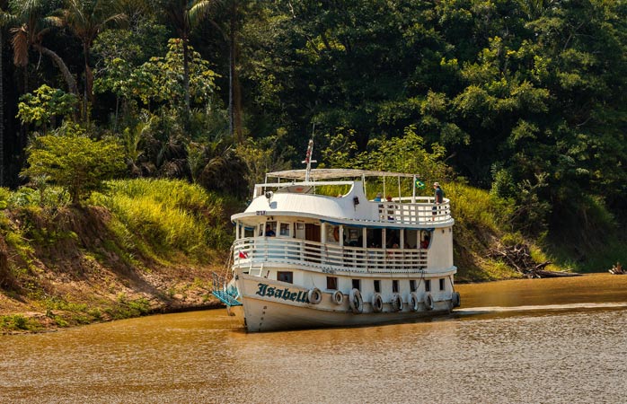 Macera dolu bir tatil- Macerayla dolu Amazon Nehri gezisinde Santarém içlerinde yolculuk