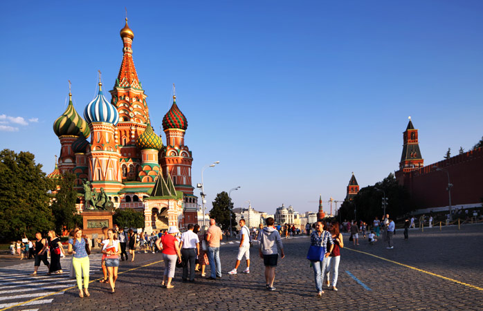 Ölmeden önce görülmesi gereken yerler- Moskova’daki Aziz Vasil Katedrali başlı başına bir renk cümbüşü