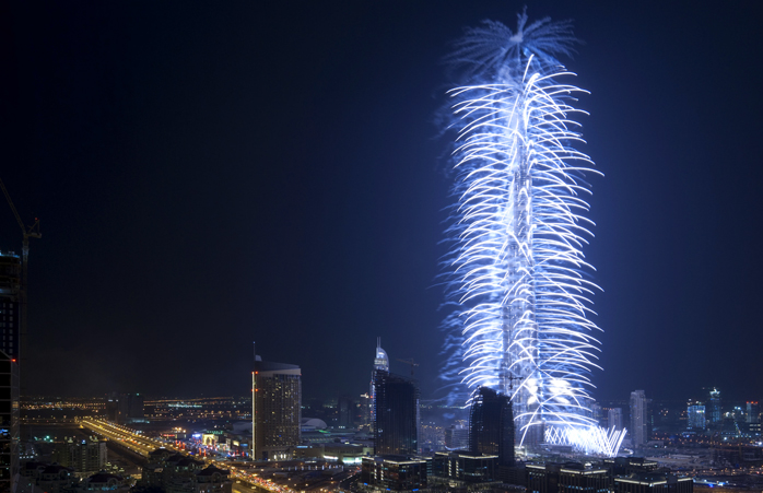 Dubai’de yılbaşı gecesi