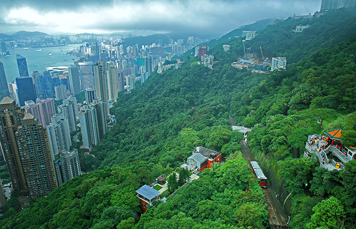 Ölmeden önce görülmesi gereken yerler- Hong Kong’un yeşil tepeleri ve Peak Tram
