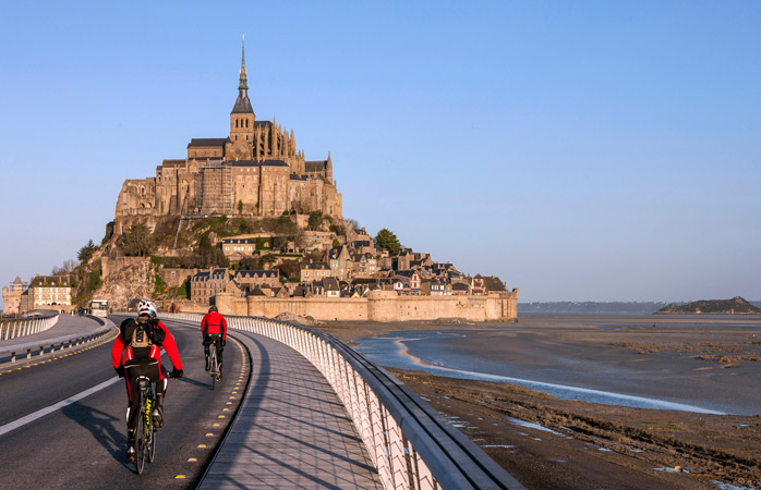 Bisikletle seyahat- Yolunu biraz uzatmaya ne dersin? Bisikletle Normandiya’daki Mont Saint-Michel’e gidebilirsin