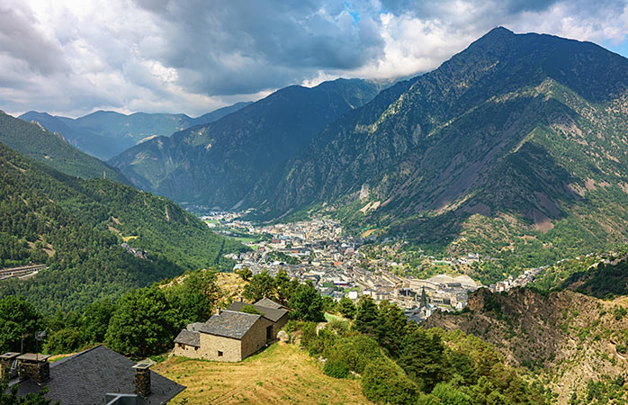 Pireneler’deki güzellik Andorra La Vella