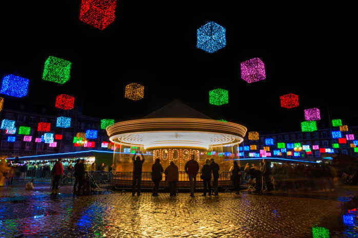 Noel pazarları- Rengârenk bir Noel pazarı deneyimi için Madrid’i tercih edebilirsin